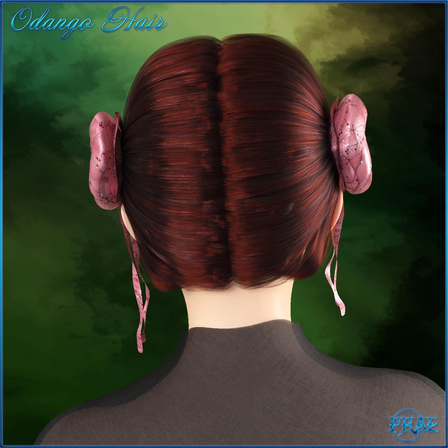 Prae-Odango Hair For G8 Daz by N/A