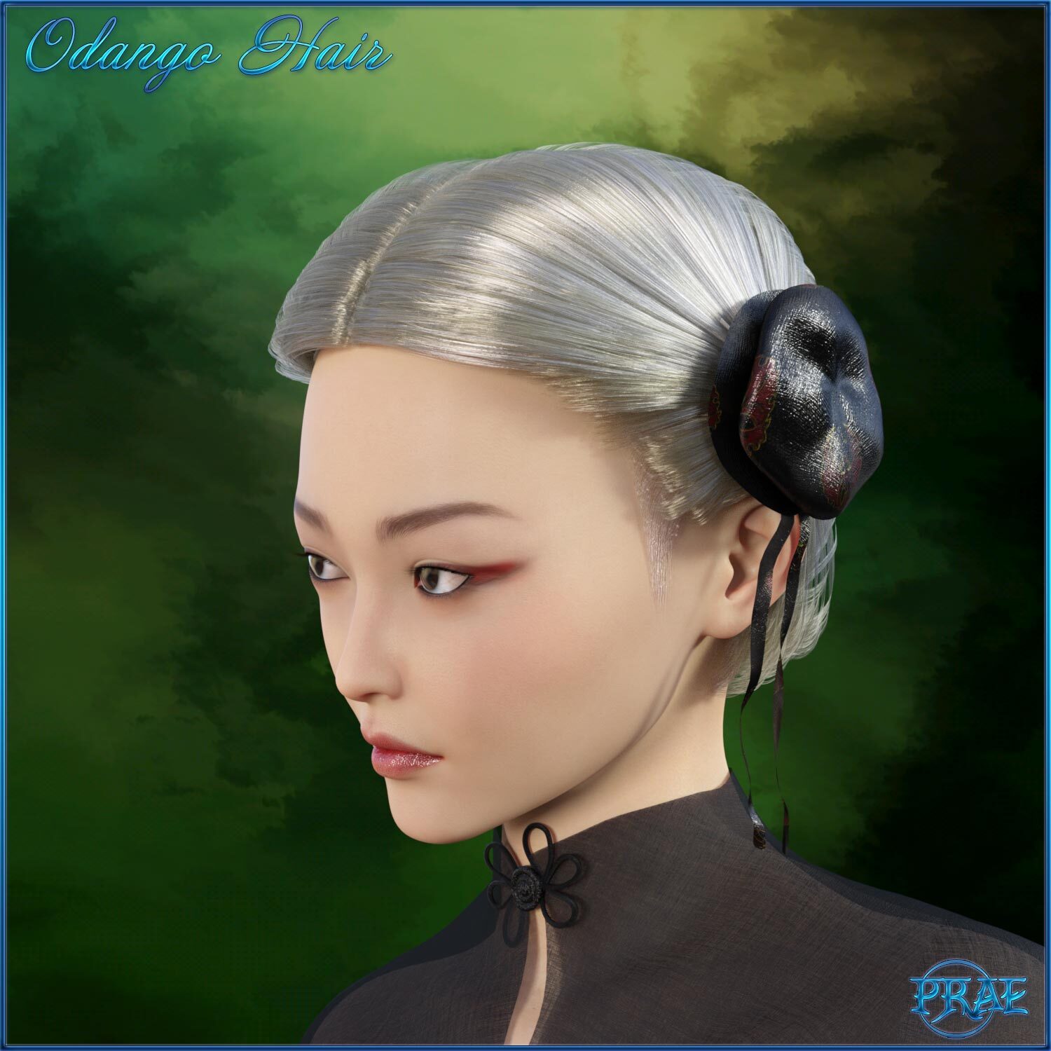 Prae-Odango Hair For G8 Daz by N/A