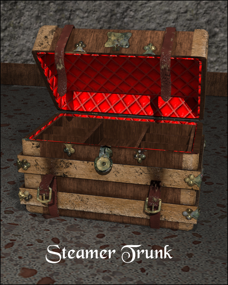 Steamer Trunk by N/A