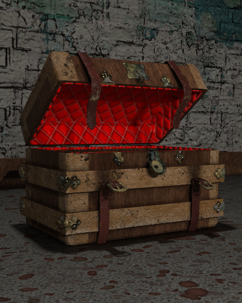 Steamer Trunk by N/A