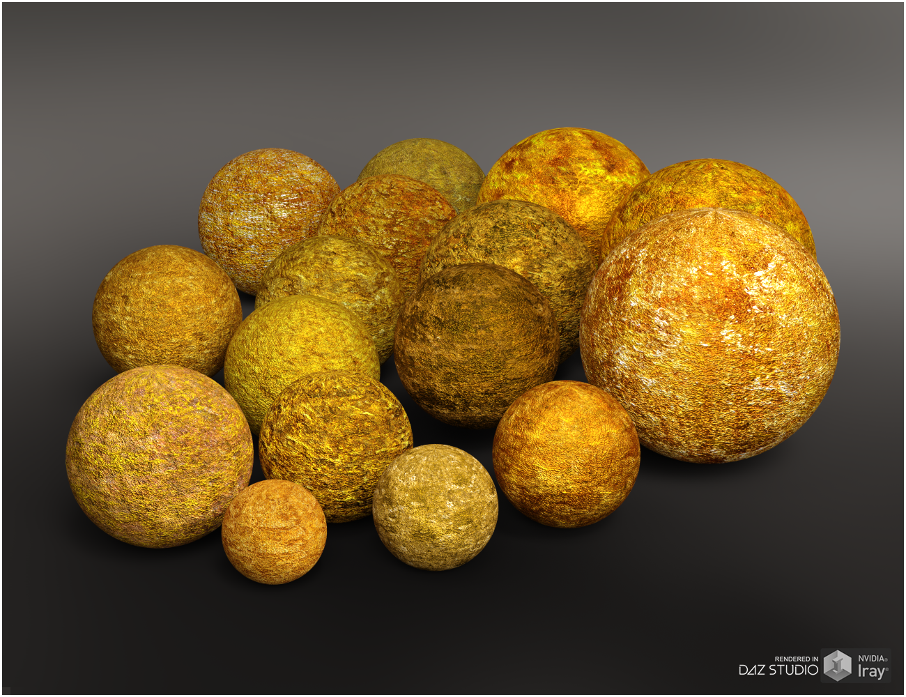 Daz Iray -  Organic Gold by N/A