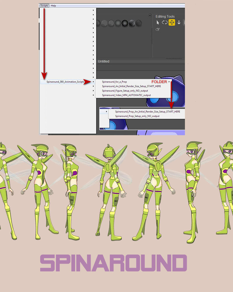 Spinaround for Poser 11 by N/A