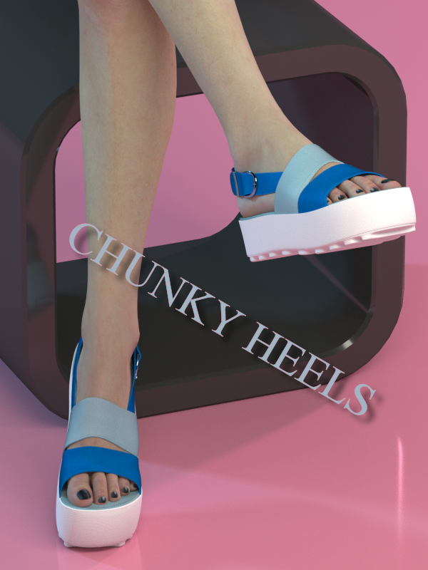 V4\A4 Platform Sandals by N/A