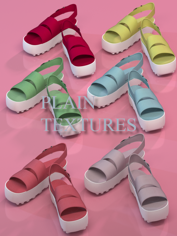 V4\A4 Platform Sandals by N/A