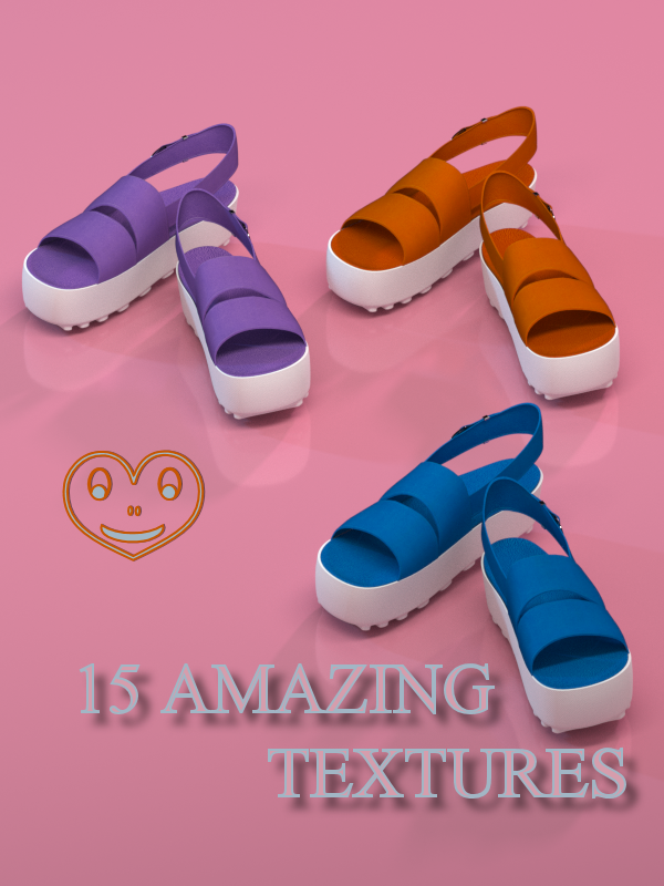 V4\A4 Platform Sandals by N/A