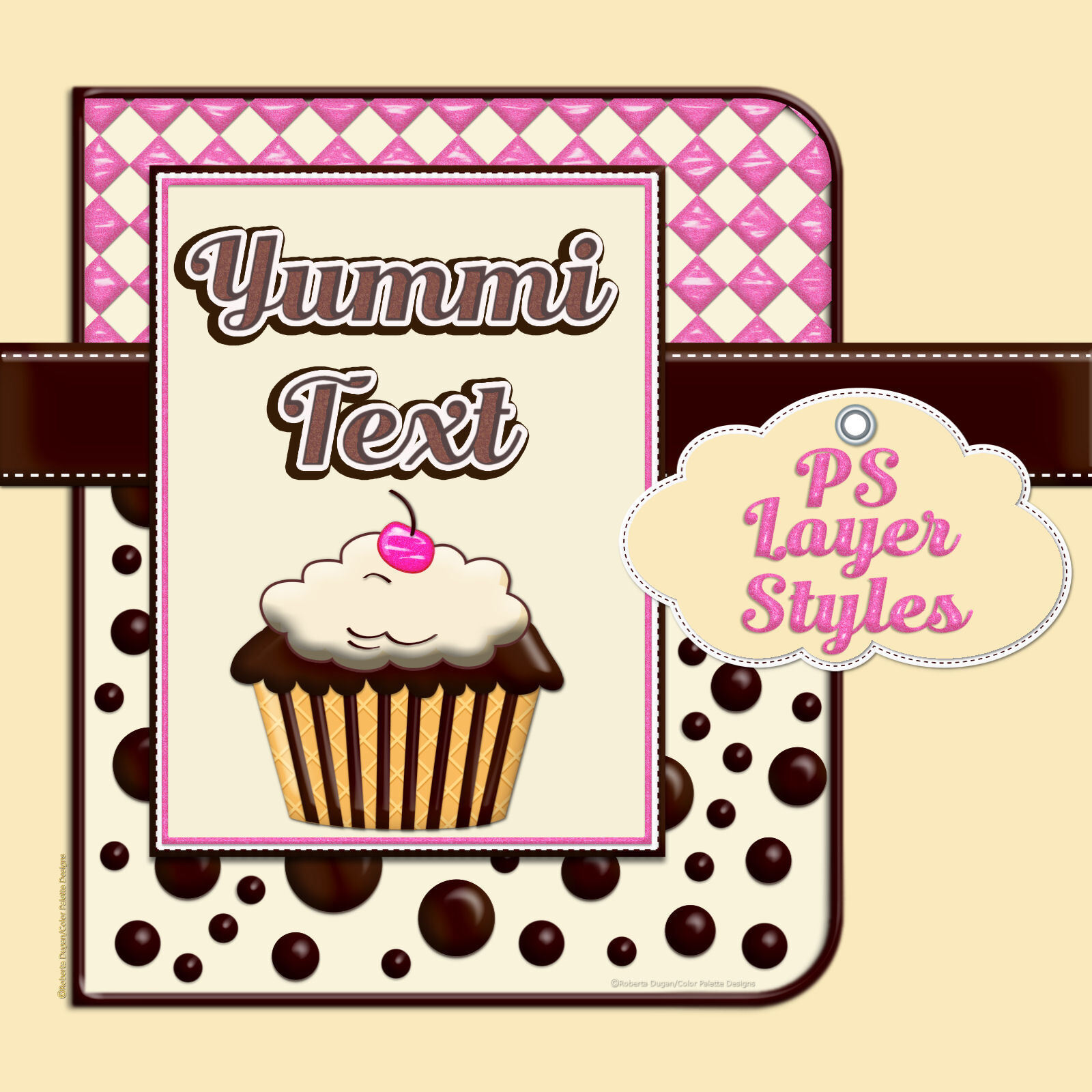 Yummi Text PS Layer Styles by N/A