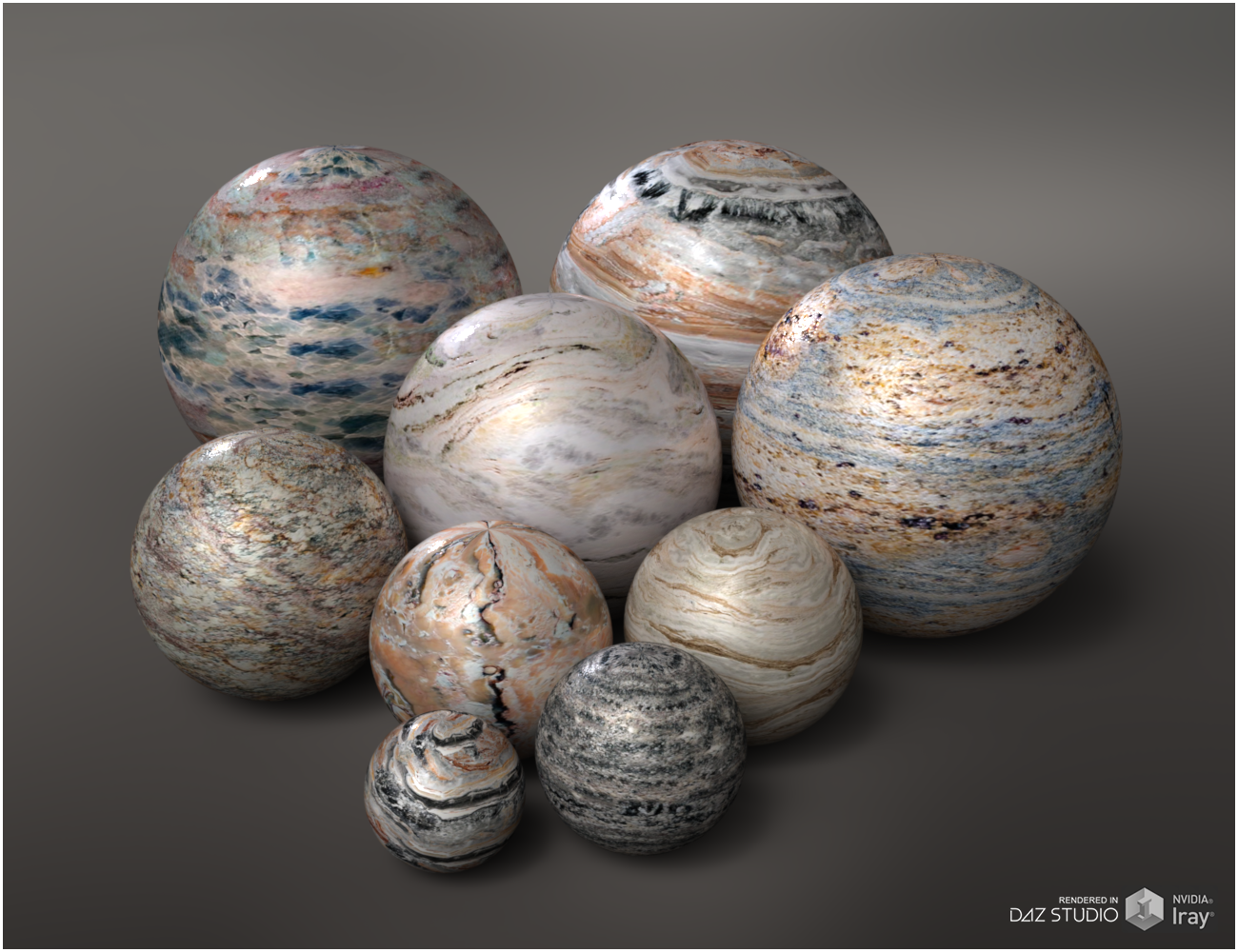Daz Iray -  Gemstones by N/A