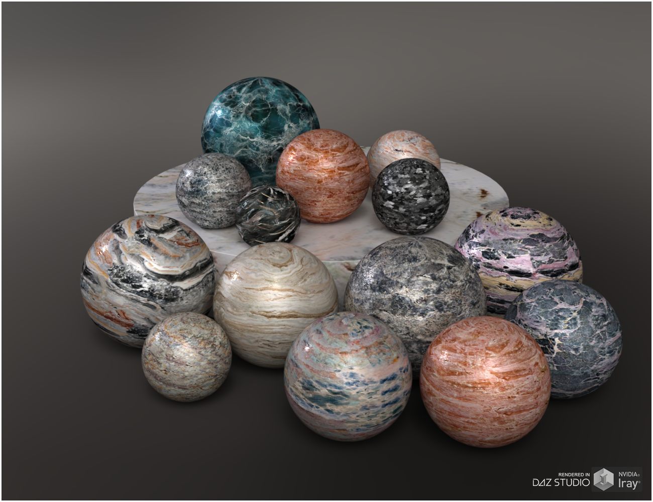 Daz Iray -  Gemstones by N/A