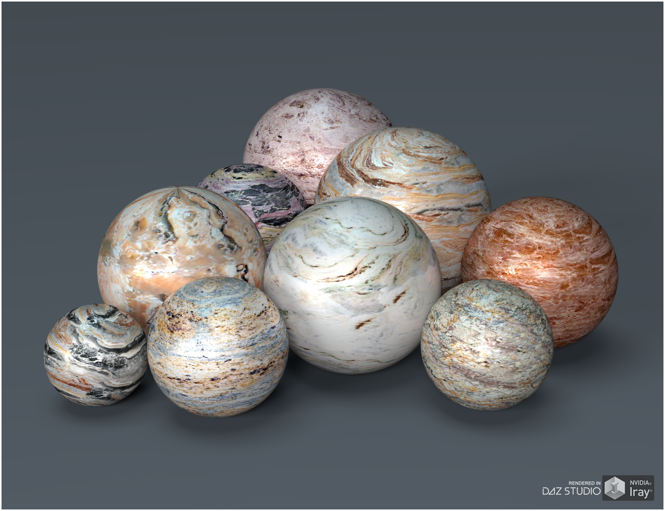 Daz Iray -  Gemstones by N/A