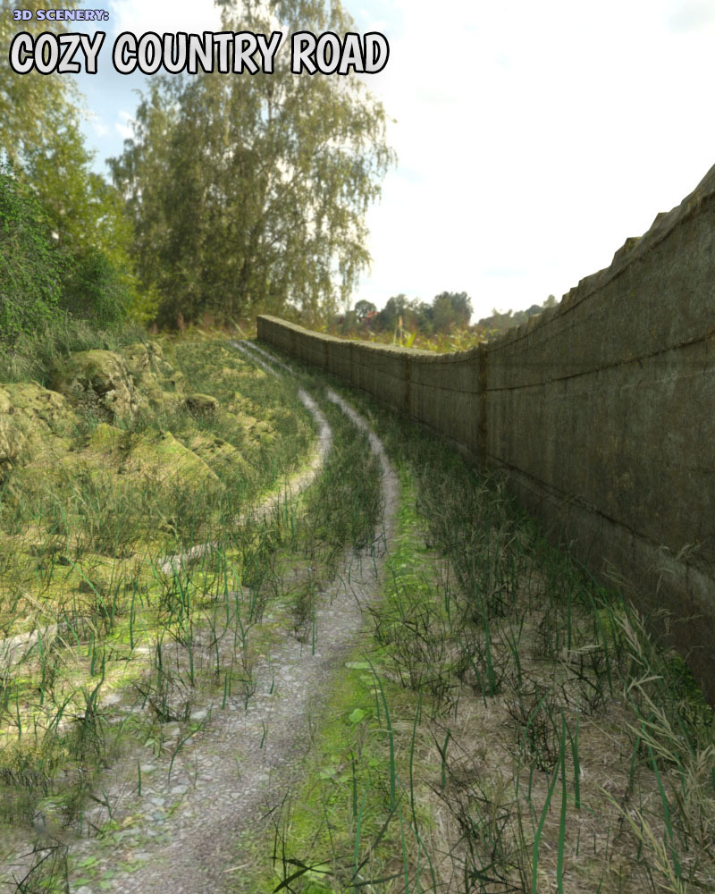 3D Scenery: Cosy Country Road by N/A
