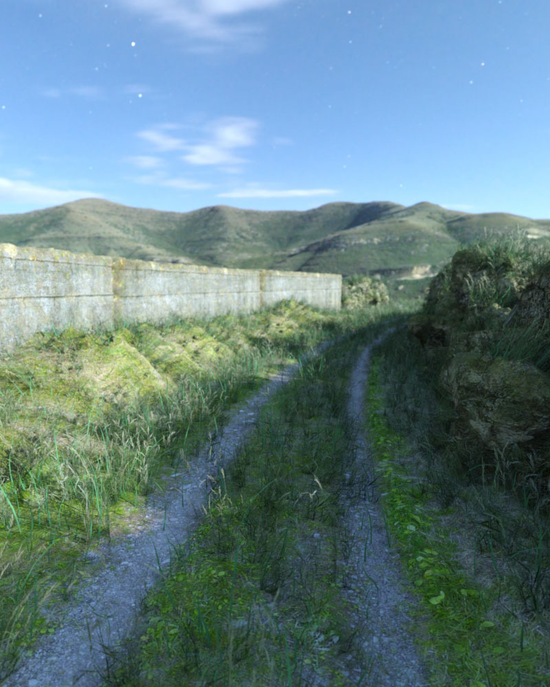 3D Scenery: Cosy Country Road by N/A
