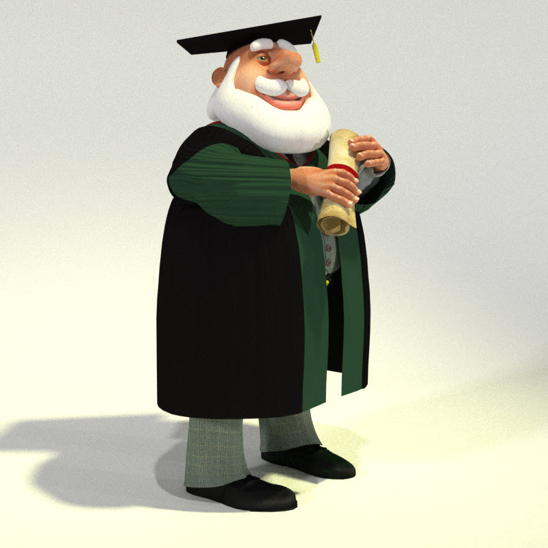 Professor Santa for Poser by N/A