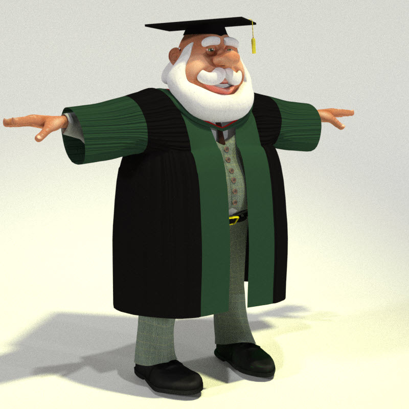 Professor Santa for Poser by N/A