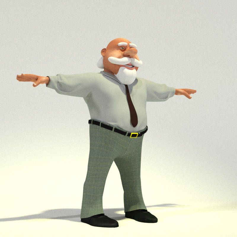 Professor Santa for Poser by N/A