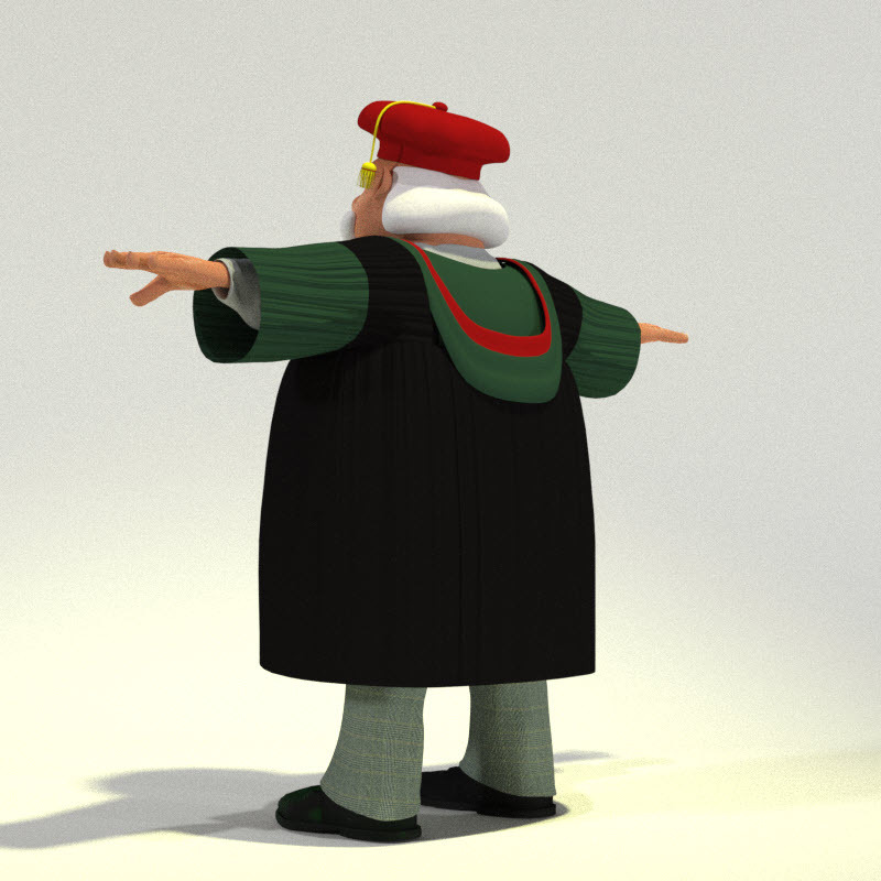Professor Santa for Poser by N/A