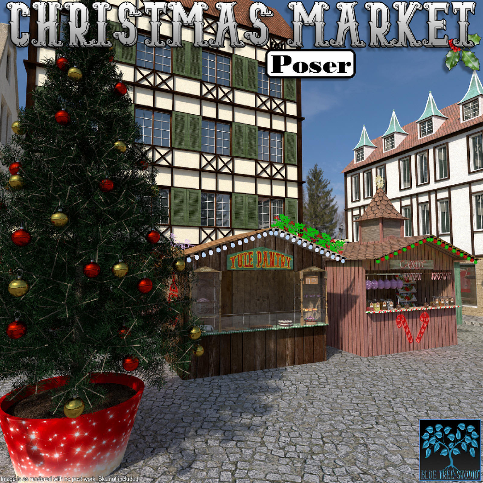 Christmas Market for Poser by N/A