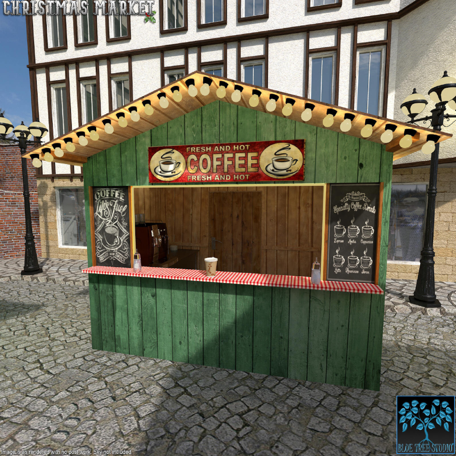 Christmas Market for Poser by N/A
