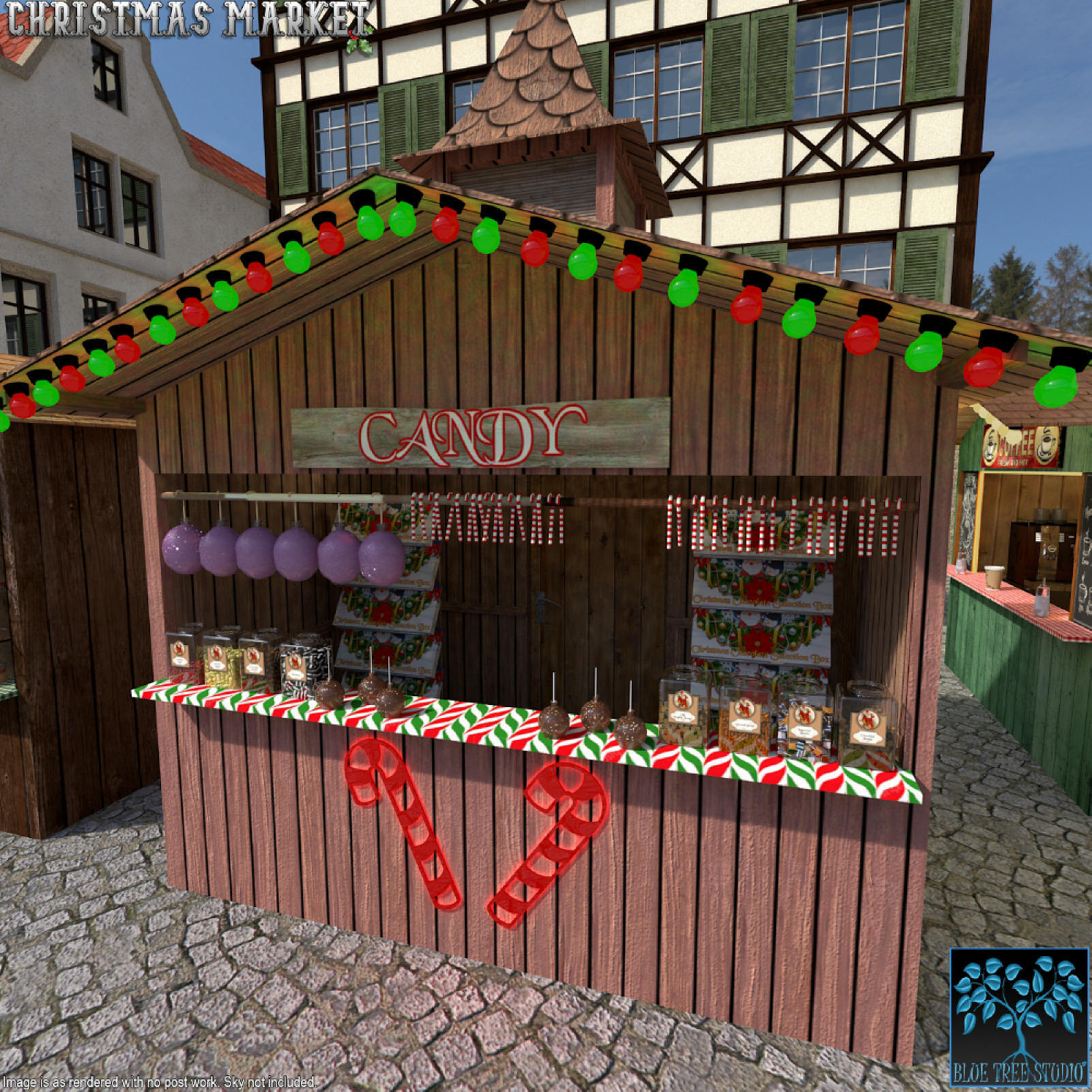 Christmas Market for Poser by N/A