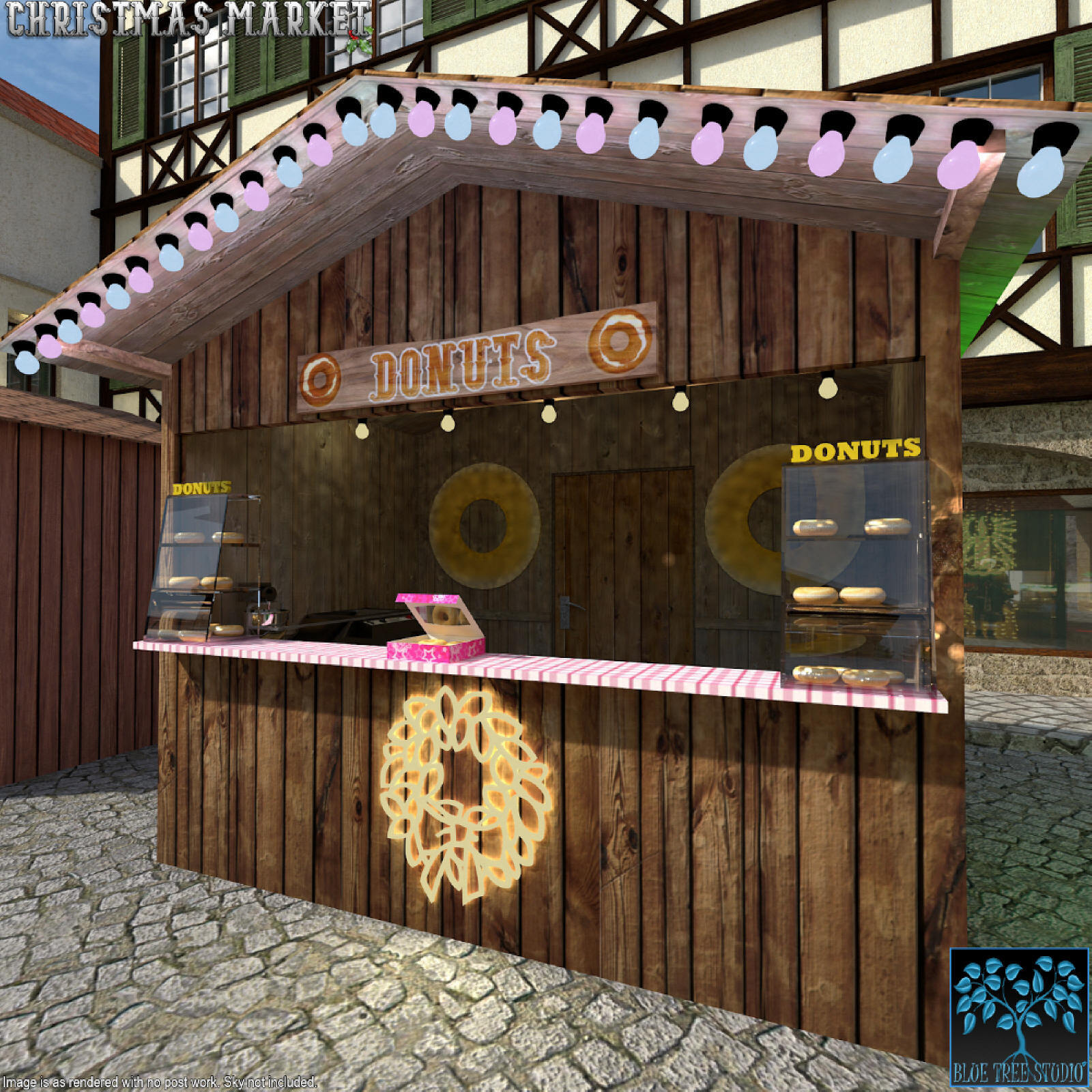 Christmas Market for Poser by N/A