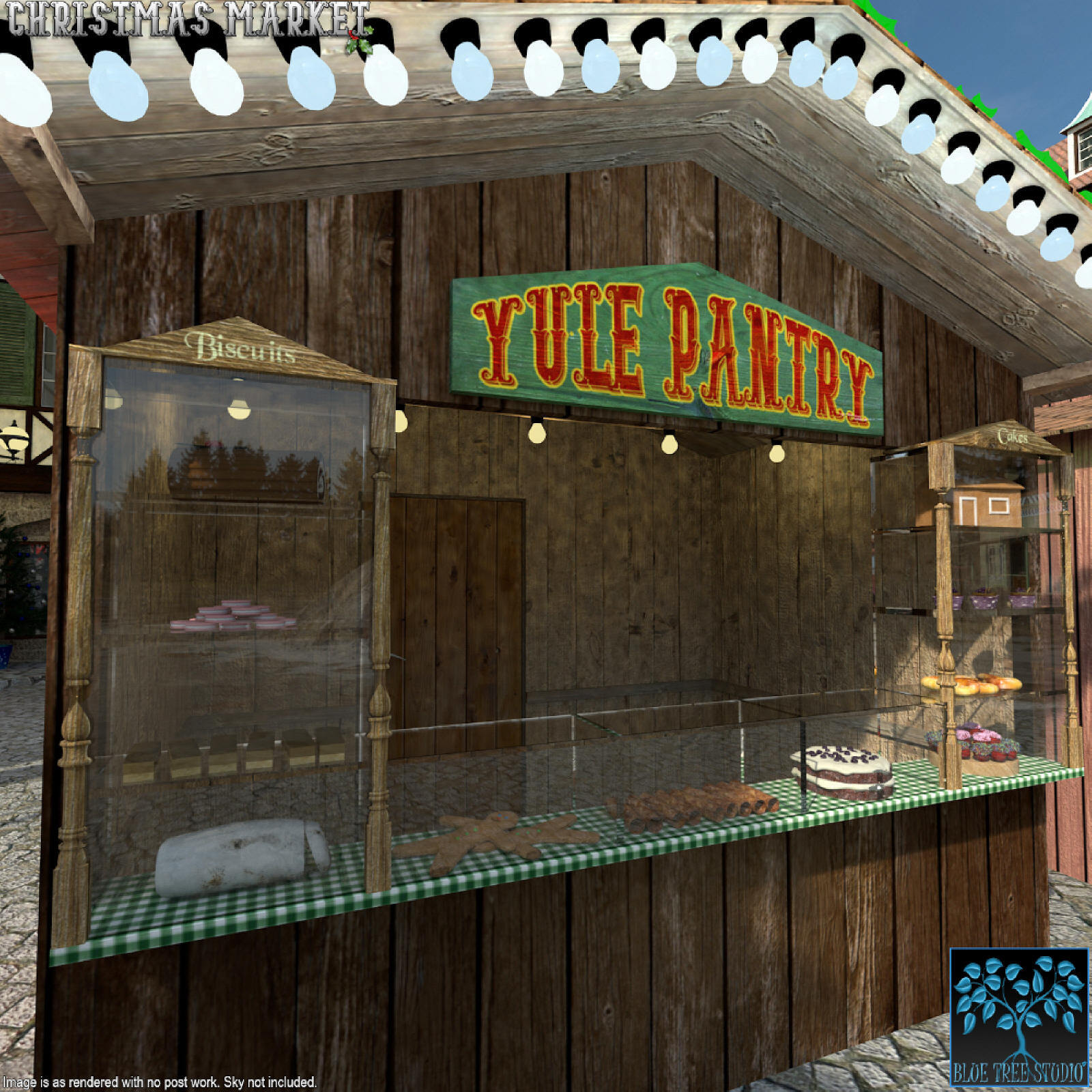Christmas Market for Poser by N/A