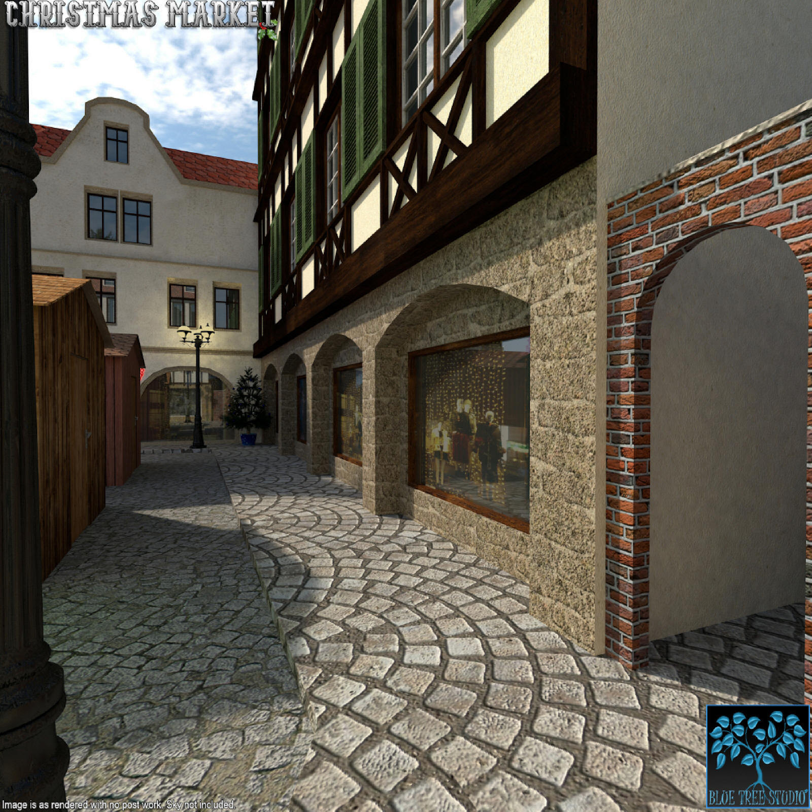 Christmas Market for Poser by N/A