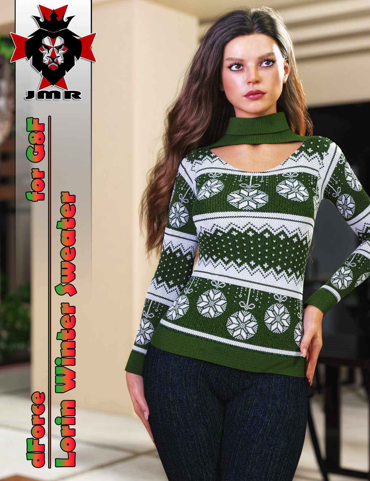 JMR dForce Lorin Winter Sweater for G8F by N/A