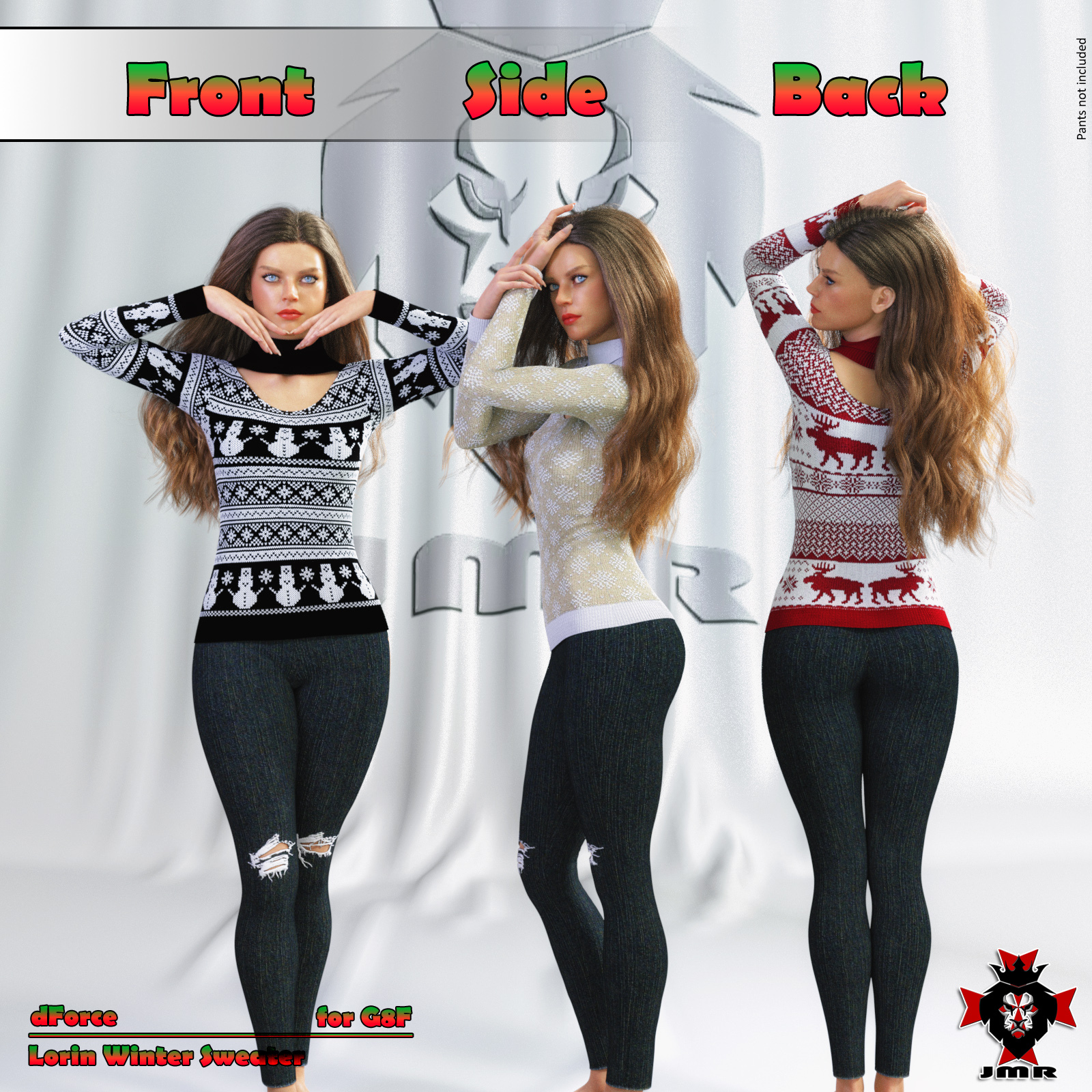 JMR dForce Lorin Winter Sweater for G8F by N/A