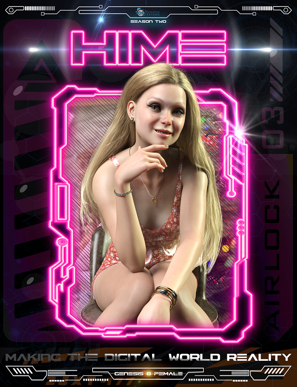 Hime For Genesis 8 Female by N/A