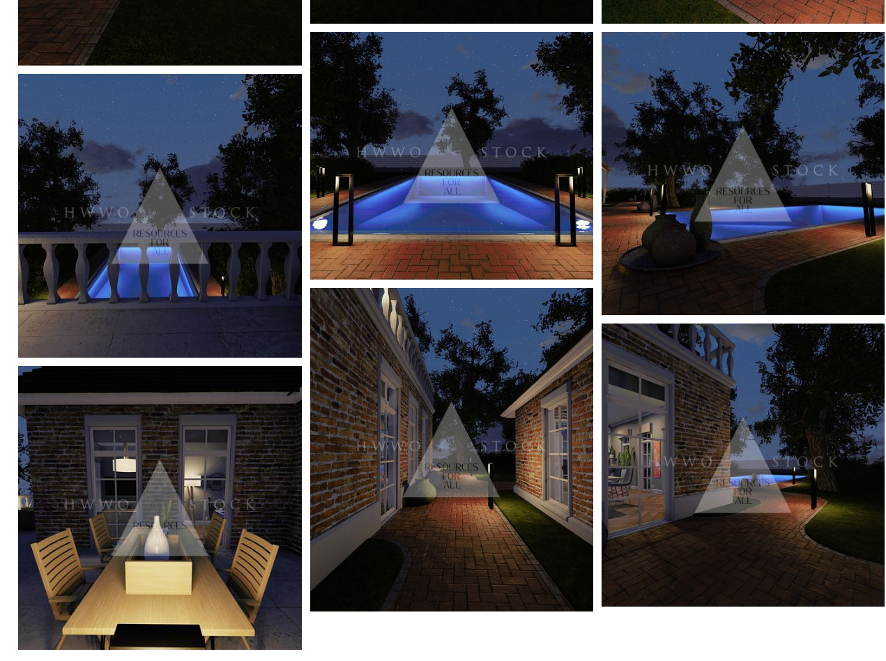 Classic Villa By Night by N/A
