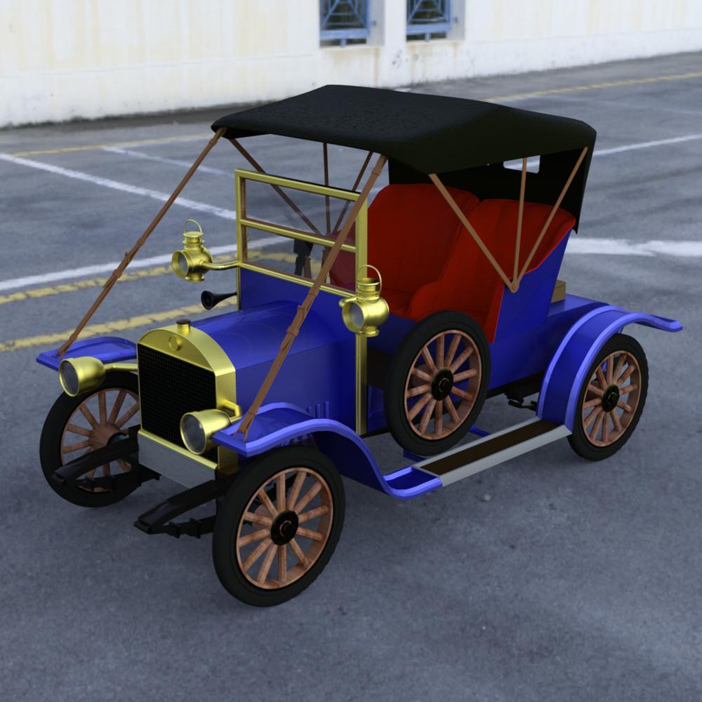 Opel Coupe 1909 for DAZ Studio by N/A