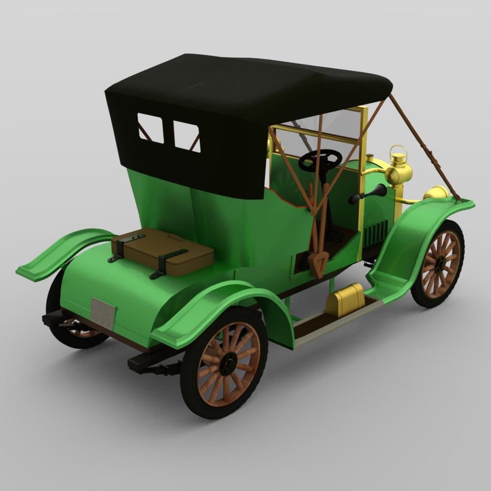 Opel Coupe 1909 for DAZ Studio by N/A