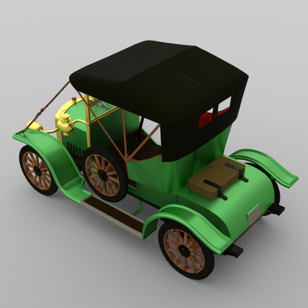 Opel Coupe 1909 for DAZ Studio by N/A