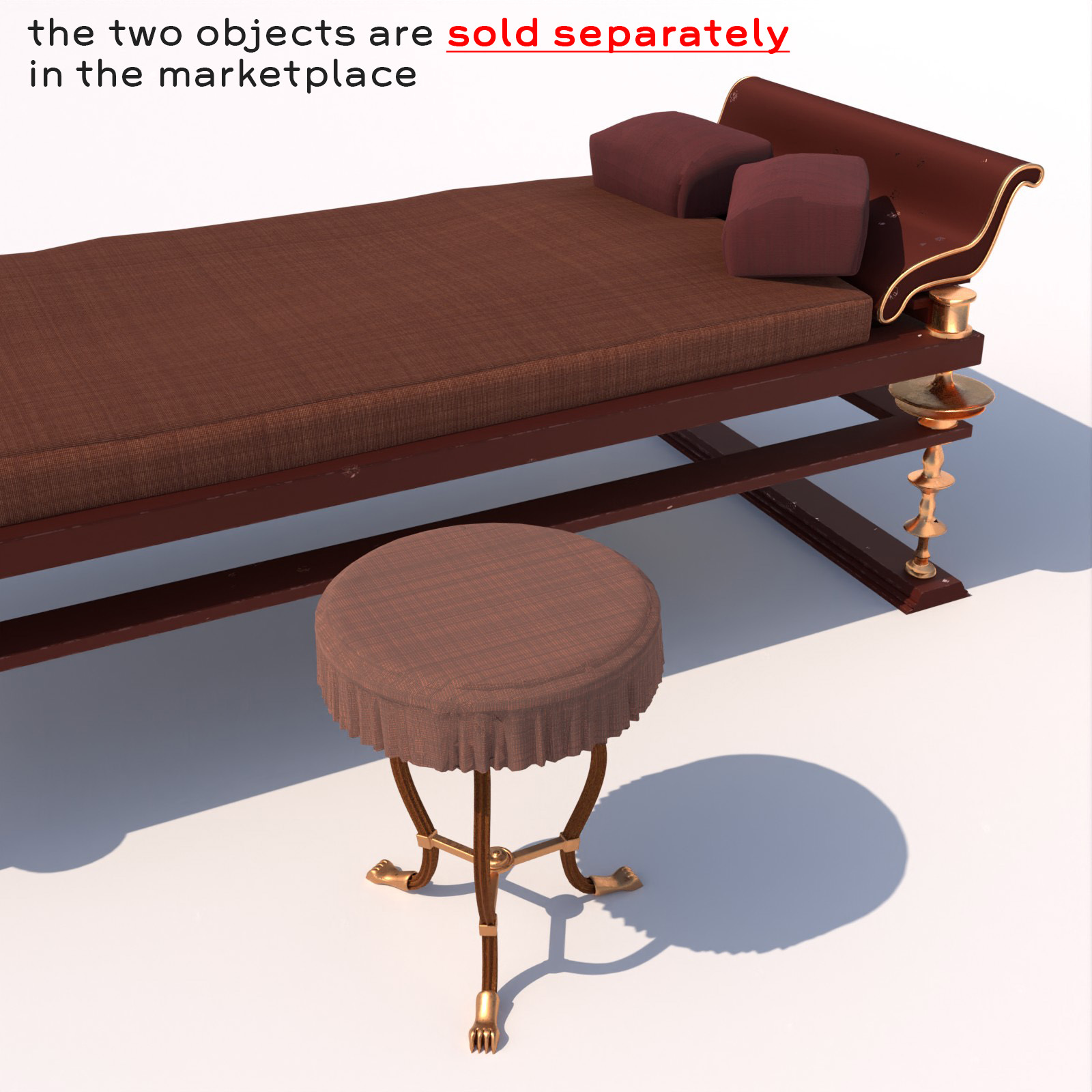 Tripod Table in 4 versions - extended license by N/A