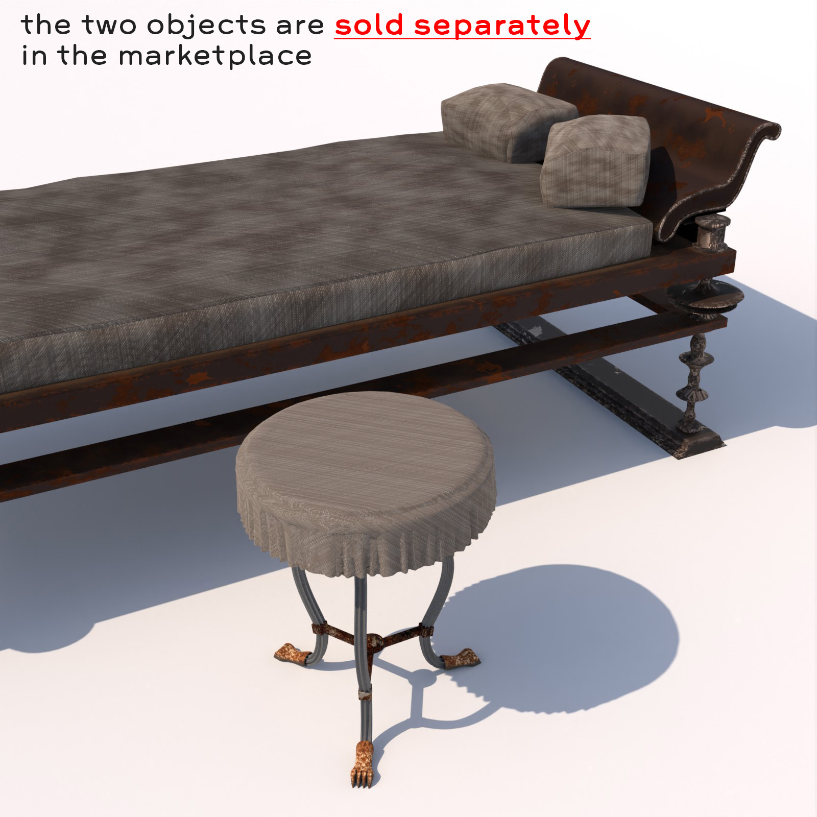 Tripod Table in 4 versions - extended license by N/A