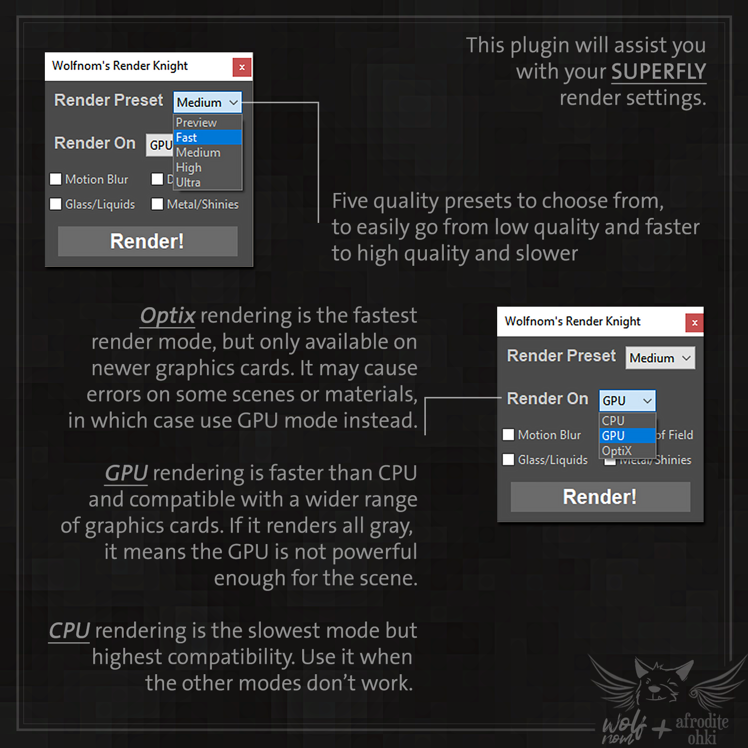 Render Knight Script for Poser 12 by N/A