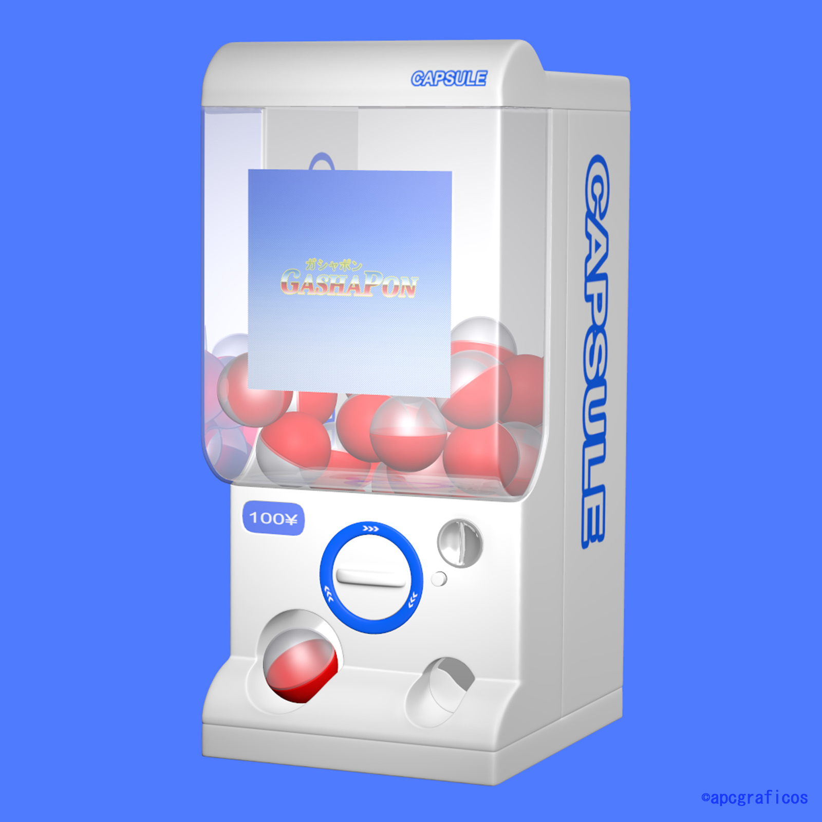 GashaPon Capsule toy Machine by N/A