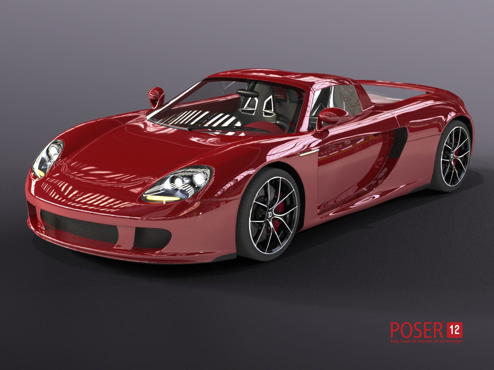 GT Sports car for Daz and Poser by N/A