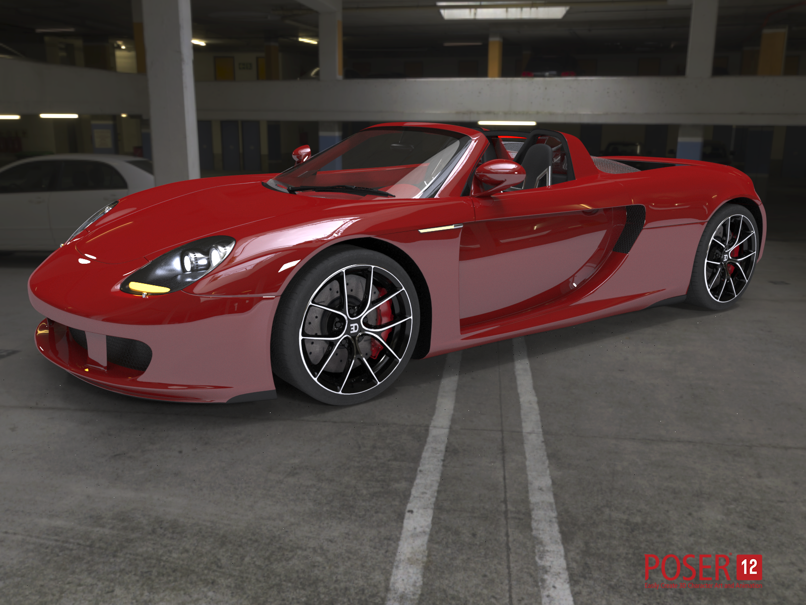 GT Sports car for Daz and Poser by N/A