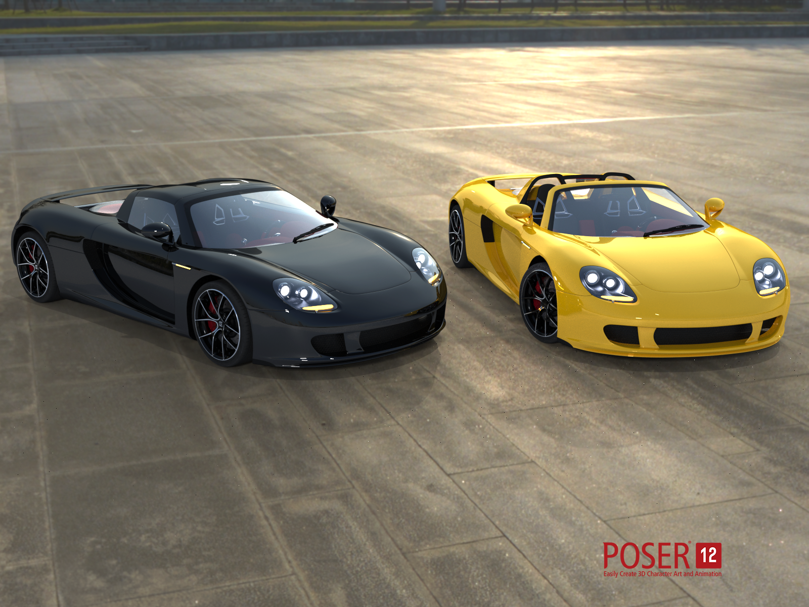 GT Sports car for Daz and Poser by N/A