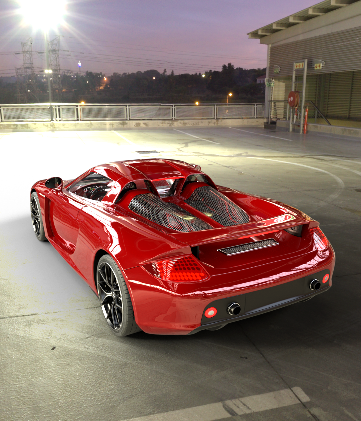 GT Sports car for Daz and Poser by N/A