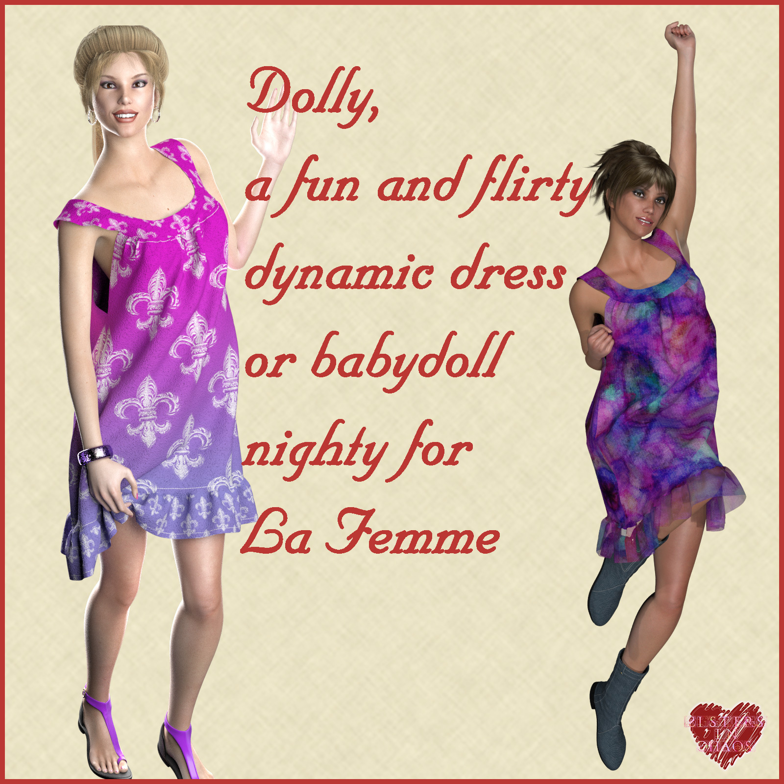 Dolly Dress for La Femme by N/A