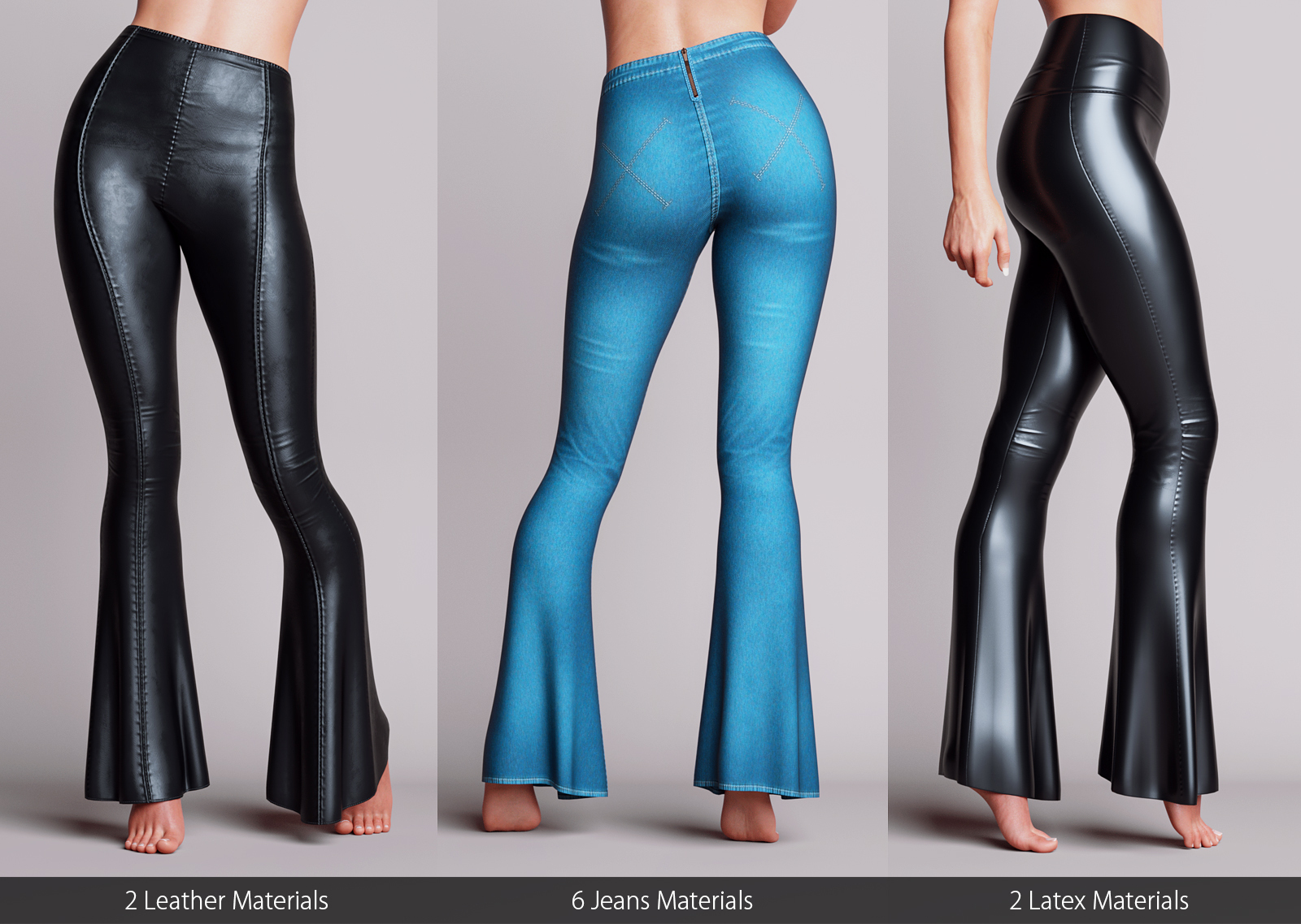 dForce High Waisted Classic Pants G8-8.1F by N/A