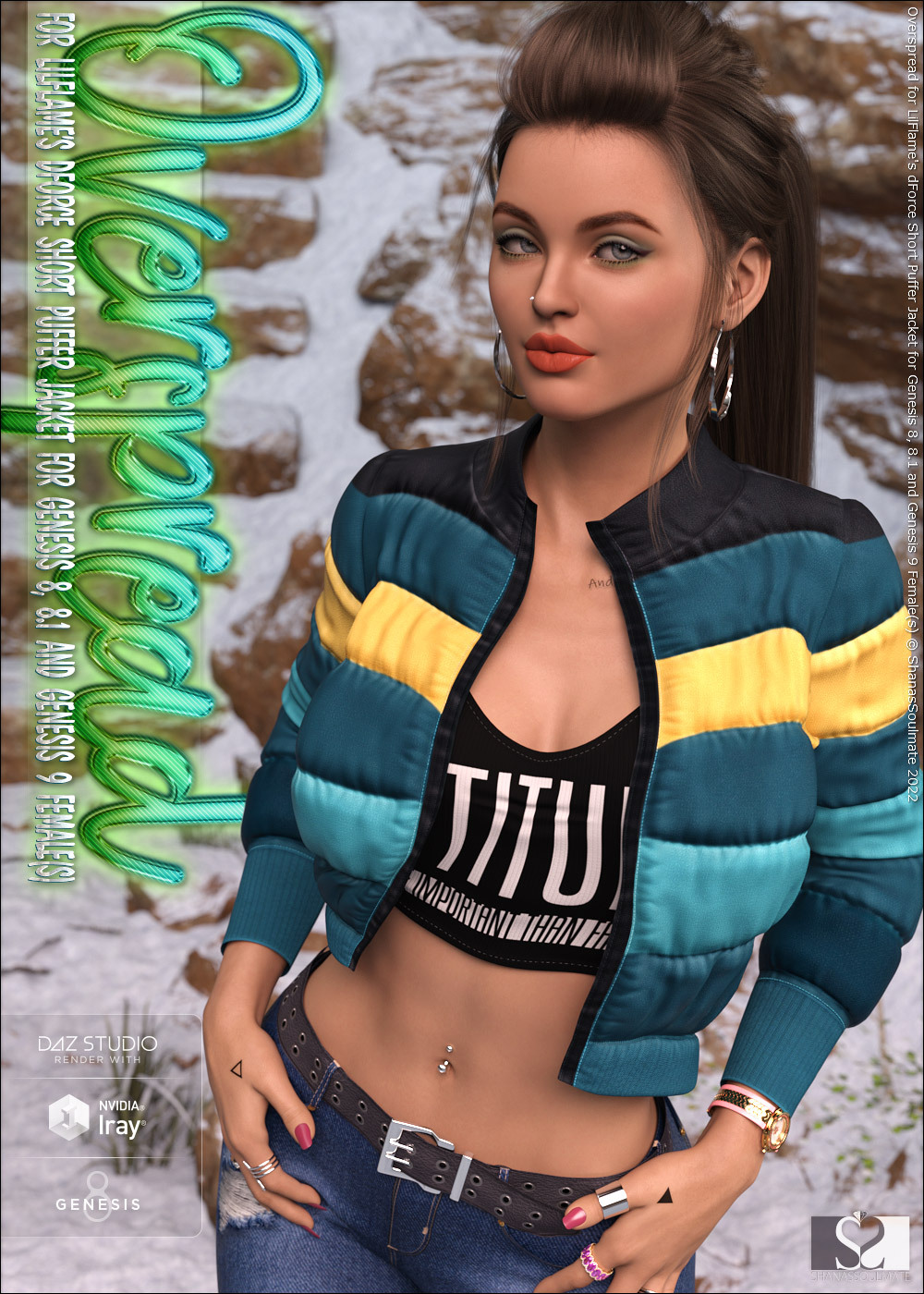 Overspread for dForce Short Puffer Jacket for G8-8.1F and G9 by N/A