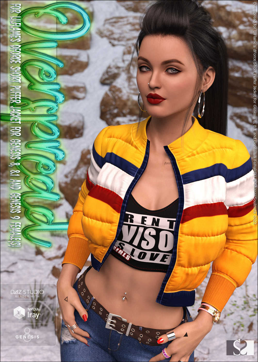Overspread for dForce Short Puffer Jacket for G8-8.1F and G9 by N/A