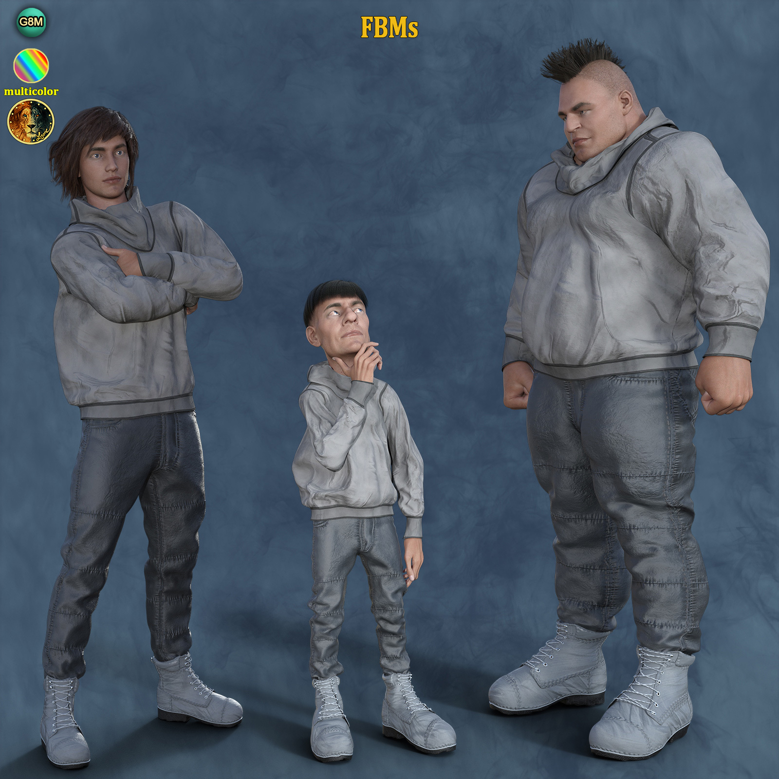 dForce Derrick Outfit for G8M by N/A