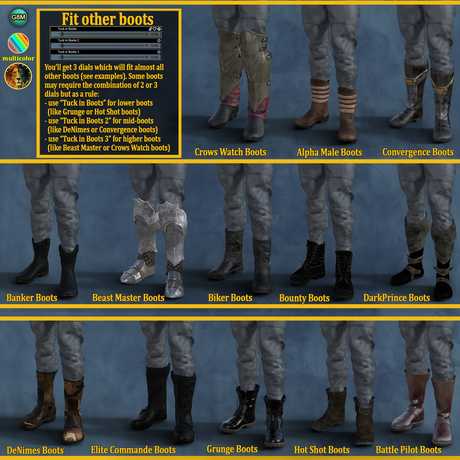 dForce Derrick Outfit for G8M by N/A