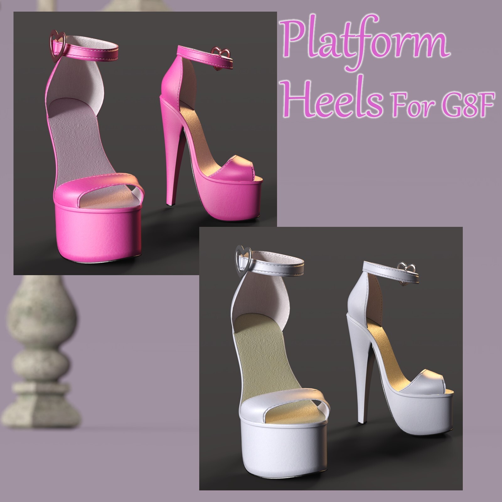 Platform Heels for G8F by N/A