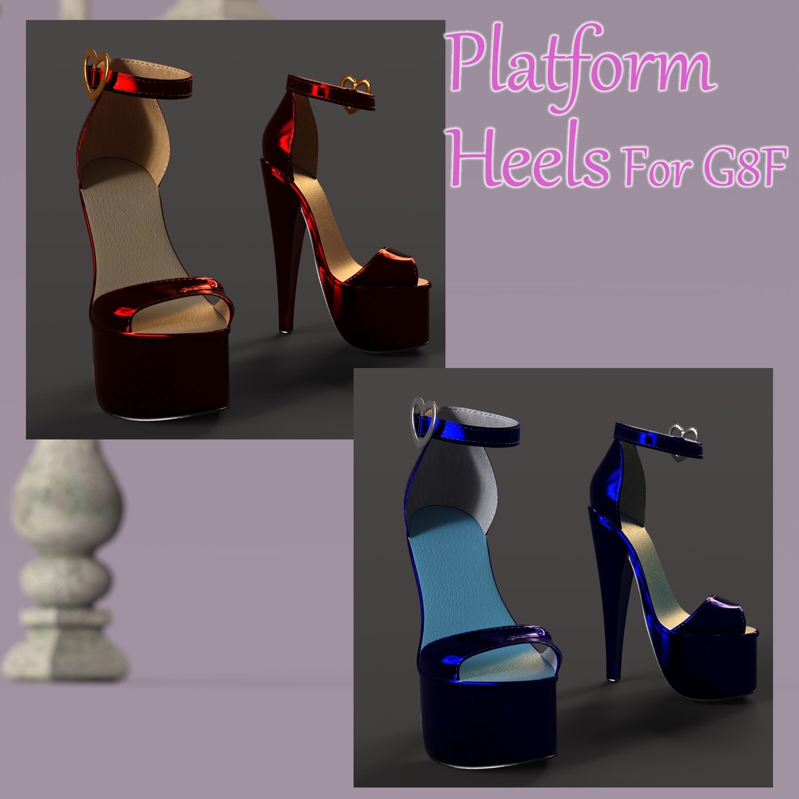 Platform Heels for G8F by N/A