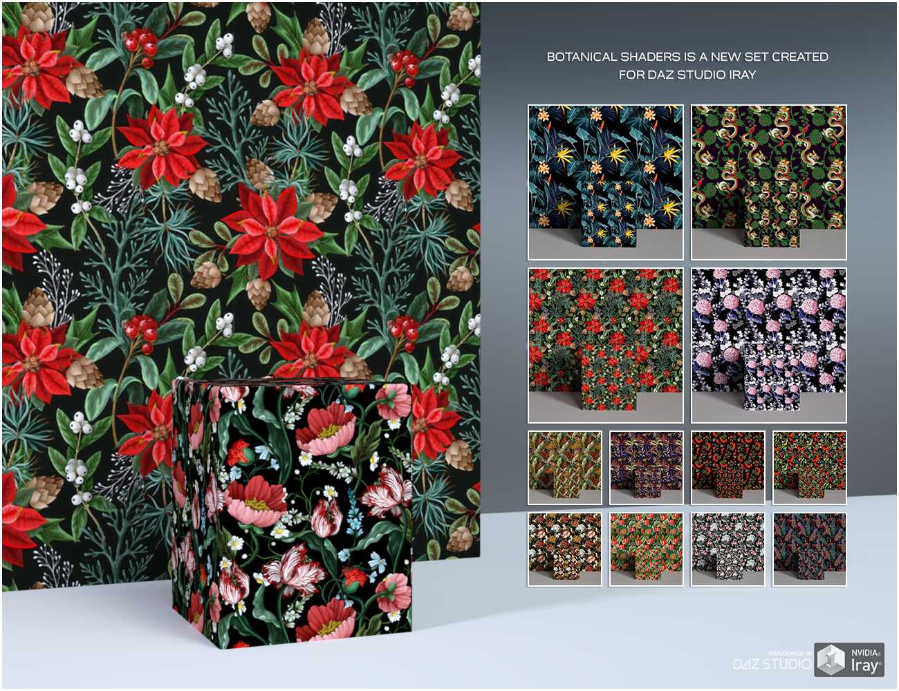 Daz Iray - Botanical Walls by N/A