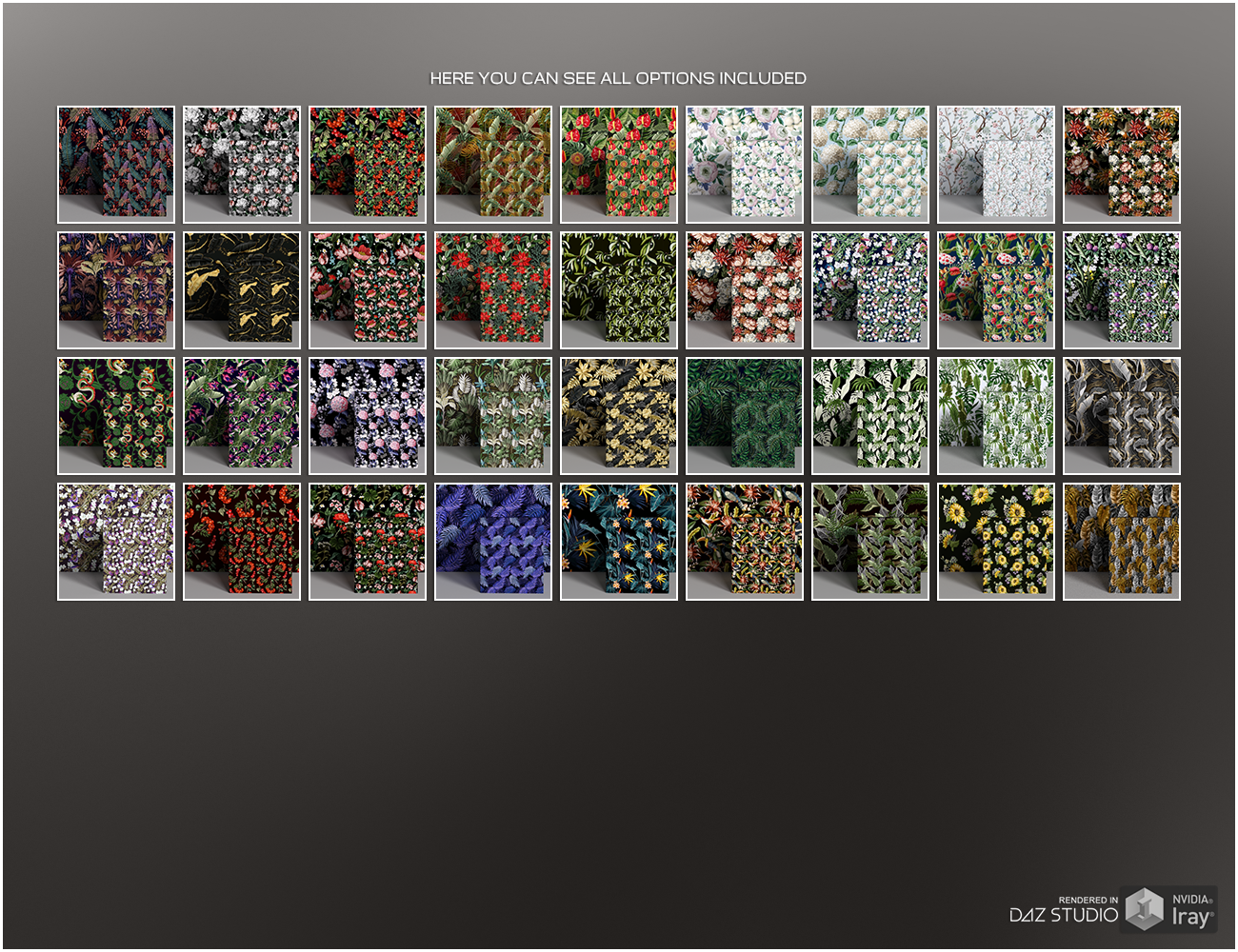 Daz Iray - Botanical Walls by N/A